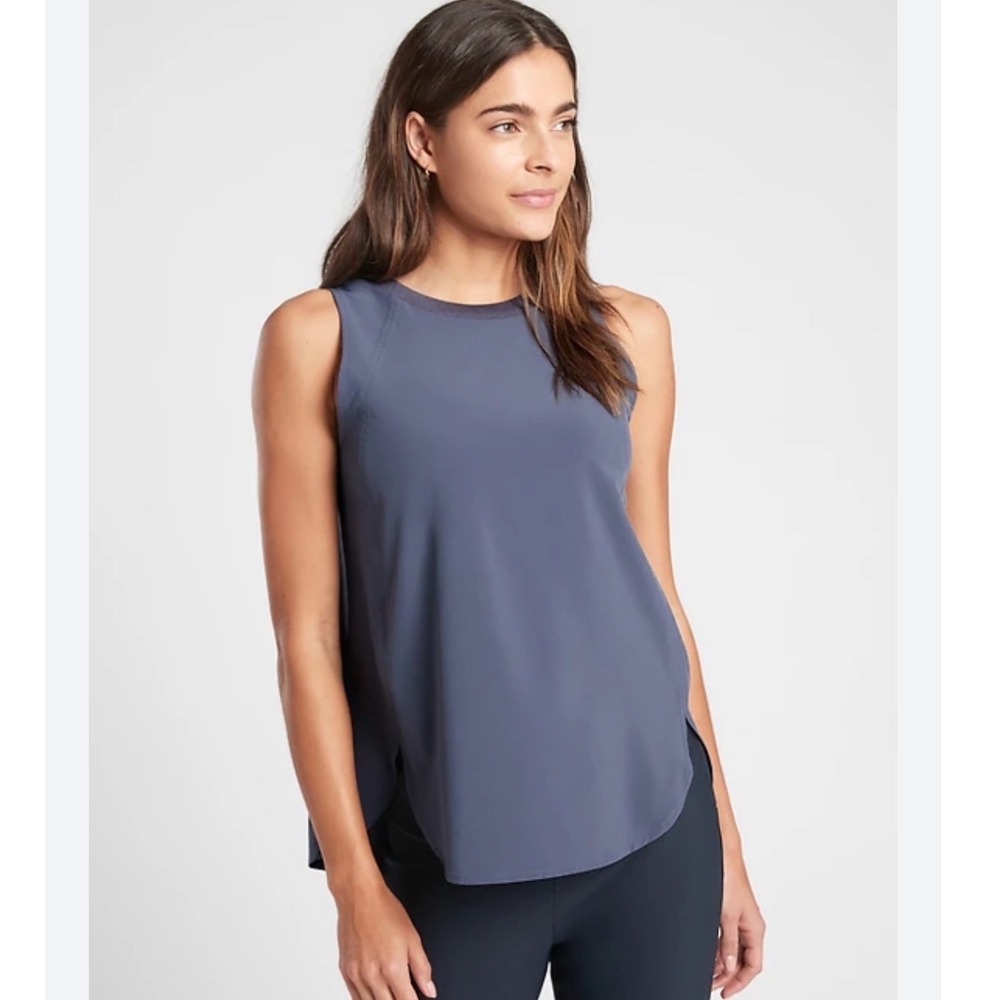 Athleta Women's Sleeveless Top Tank Athletic Casual Black size small EUC